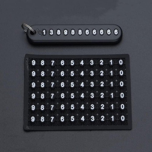 Smart Anti-Lost Number Plate Keychai
