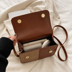 Women's Small PU Handbag | Square Flap Shoulder &amp; Crossbody Bag
